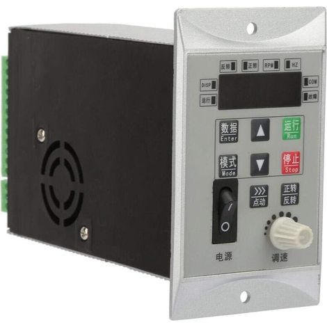 Mini VFD frequency inverter, HAJ220-F075W Mini frequency inverter 220V 0.75KW 1HP Single-phase CNC VFD frequency inverter Speed controller 4A, (1/5)