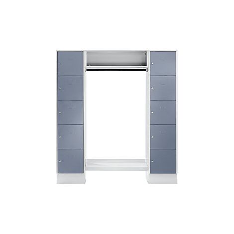 Guardarropa modular de compartimentos Dresden  2 secciones  1