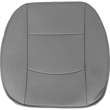 Coussin de siège de remplacement en similicuir pour voiture, housse de siège avant pour berline 4 portes et SUV, gris (1/4)