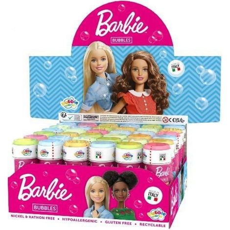 Trade Shop - Paquete De Burbujas De Jabón De Barbie 36pcs 60 Ml Botellas Para Vacaciones Juego De Niños 550000 - (1/4)