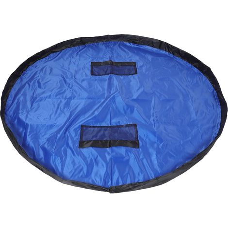 Pochette rangement jouets avec tapis jeu intégré, pratique pour garçon/fille, intérieur/extérieur