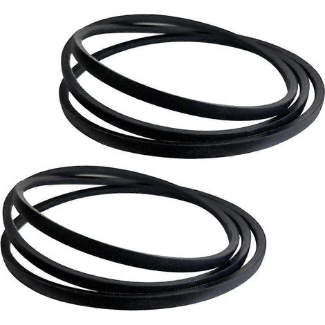 Lot de 2 courroies de plateau de coupe 144959 pour tondeuses autoportées LT1000 LT3000 DLT3000 42 pouces, pièces de rechange 532144959 (1/2 x 95 pouces) (1/5)