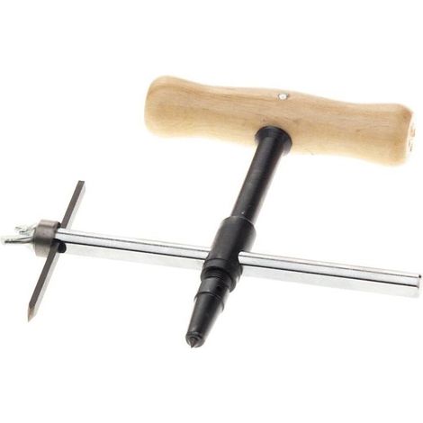 Couteau à rondelle Ø 300 à 1000 mm – Manche en bois robuste pour découpe précise - MOB
