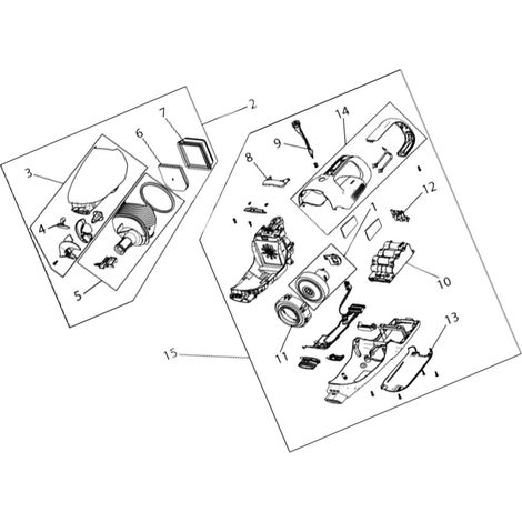 Motore con modulo originale codice 1 - Aspirapolvere - AEG - 4366115