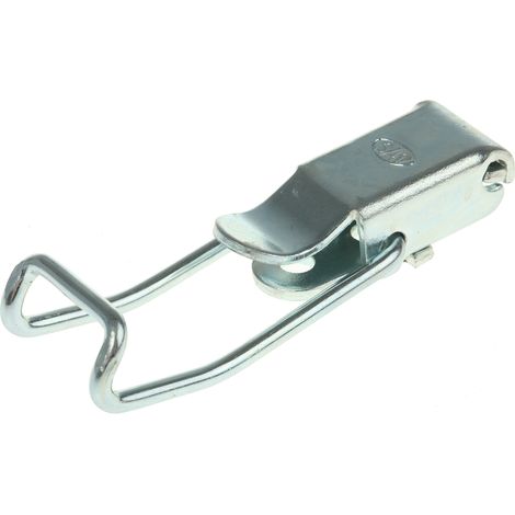 Rs Pro – Verrou à levier en acier – Fermeture à bascule sans plaque de fixation – Dimensions 67.6 x 22.6 x 12.7mm – Lot de 2 (1/2)