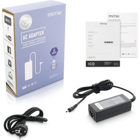 Cargador de fuente de alimentación para Asus 19v 2.37a 45W 3.0x1.1mm (1/5)