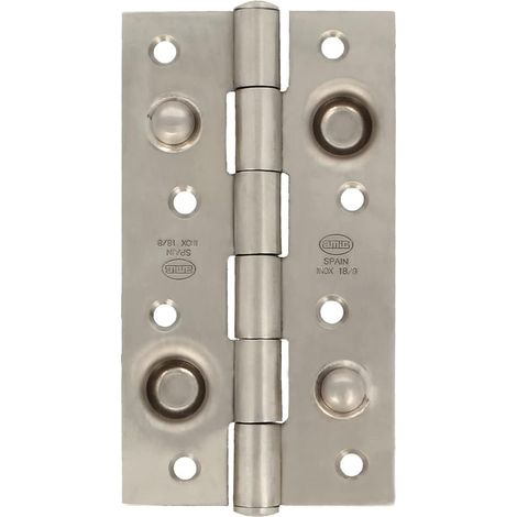 AMIG  Charnière sécurité  565  150 x 82 x 3 mm  Acier inoxydable AISI 304  Mat (1/5)