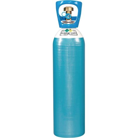 Bouteille de gaz oxygène S11 2.3m3 – Pour soudure oxyacétylénique – Échange facile chez Air Liquide – Compatible avec Rollerflam (1/2)
