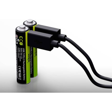 Verico Verico LoopEnergy AAA USB-C Micro-Akku 900mWh 2 St. Batterie USB-C® Li-Ion 600 mAh 1.5 V 2 pc(s) (1/5)
