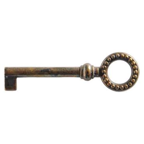 CHIAVE PER MOBILI '7003' 22x74 mm - Patinato antico