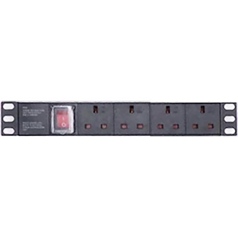 Unité de distribution électrique, armoire réseau multiprise, prises de courant, fiches, interrupteur de voyage, rallonge de 2 mètres, T1, prise quadruple 15 A (1/4)
