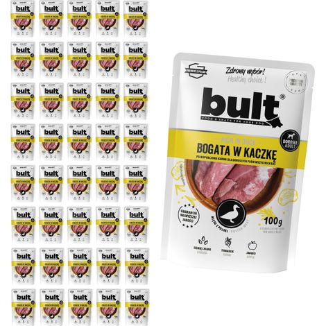 BULT Nassfutter für Hunde, Ente, 40 x 100 g (1/2)
