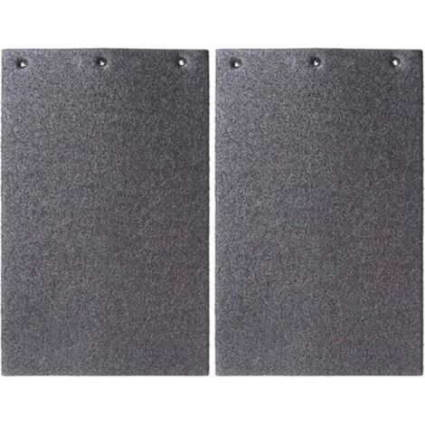 Pair 2x Plaque d'appui en Carbone pour Ponceuse 3 Trous 172x110mm 424057-1 Tapis Arrière pour Ponceuse Compatible avec Makita M9400B 9403 MT190 MT9 (1/5)