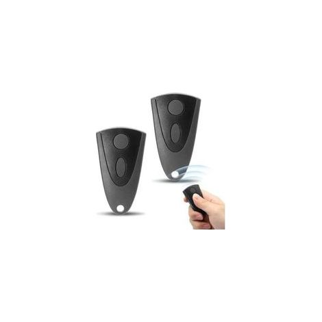 Telecomando per cancello compatibile con Novotron 502 MAX43-2 e 512 MIX43-2, 433,92 MHz, telecomando per cancello e porta del garage, 2 canali, nero, confezione da 2 - Crezuo (1/4)