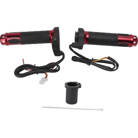 Poignées chauffantes électriques pour moto - 22 mm, 2 unités, chauffage mains hiver (1/5)