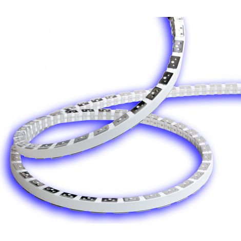 Alcapower Striscia LED Snake Flex 20m 230V 12W/m Luce Blu IP65 in Silicone, Flessibile e Resistente per Illuminazione Professionale ad Alta Efficienza (1/5)
