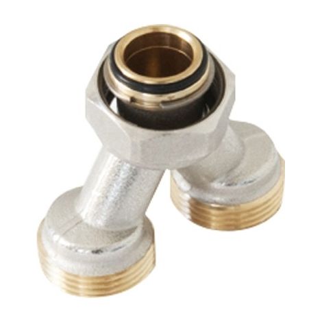 RACCORDO A Y CON GIRELLO E ATTACCHI 3/4"x18 TIEMME G3/4" 3/4"x18