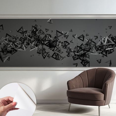Papier peint autocollant adhésif avec imprimé installation simple qualité excellente sans désordre Abstractions géométriques 250x104 cm (1/5)