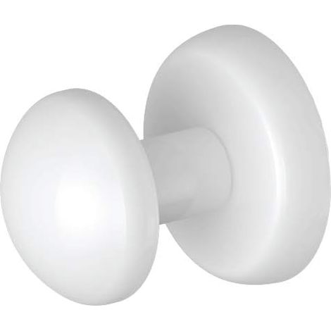 Handy Grip Magnetico - Appendino di Design Magnetico, Ideale per Bagno e Cucina - 100% Made in Italy - Bianco (1/5)
