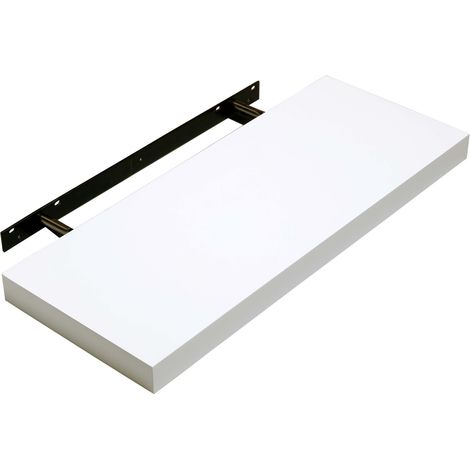 Hudson - MDF/Chipboard - 900 x 235 x 38 mm - White Gloss