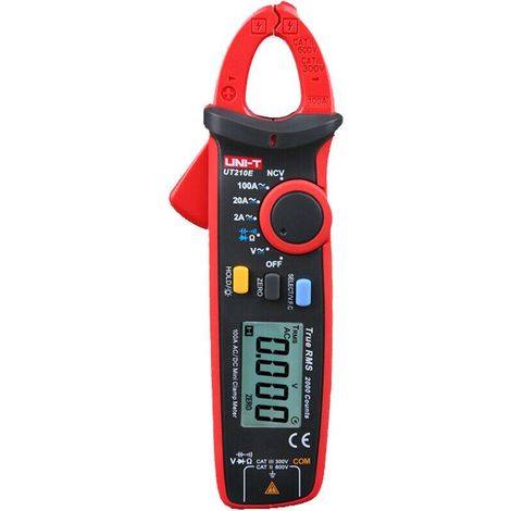 Multimetro Digital UNI-T UT210E Mini Pinza de Medición portátil AC/DC RMS
