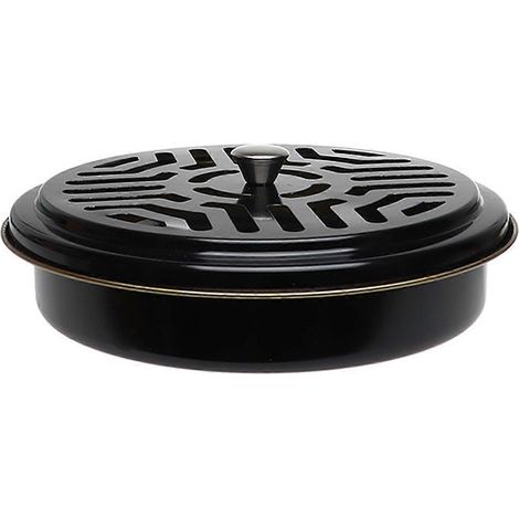 Runder Räucherstäbchenhalter für Mückenschutzmittel, multifunktionale, wasserfeste Schale, Insektenspiralenhalter, praktisch für Garten und Außenbereich.