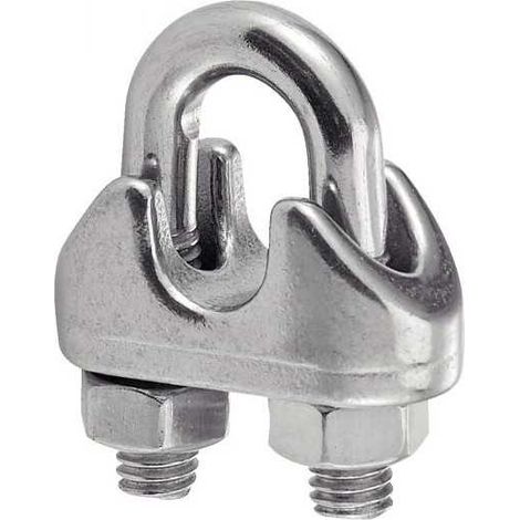 Serre-câble étrier CHAUBEYRE 8360301 acier inox 4-5 mm