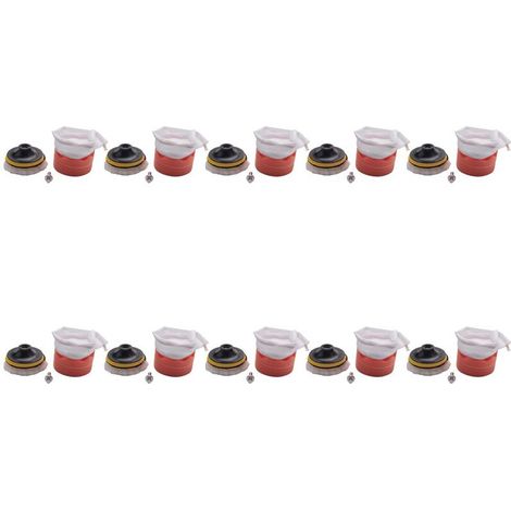 Kit di 10 tamponi lucidanti Gross, adattatore per punta da trapano per lucidatura auto.