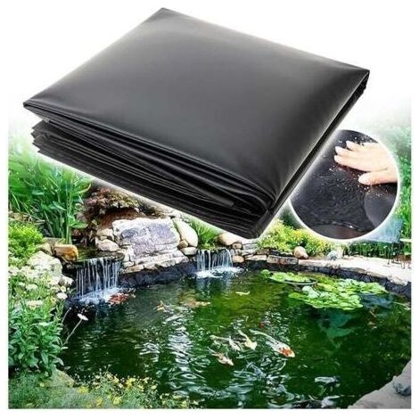 Liner de bassin pour bassin à poissons, piscine, à membrane renforcée 3 m x 2 m 20S(0.20mm),membrane de piscine (1/4)