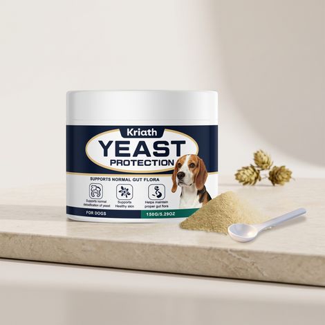 Complément alimentaire à base de levure pour chiens : soins quotidiens, confort et apport nutritionnel – 150 g x 1 cuillère (1/5)