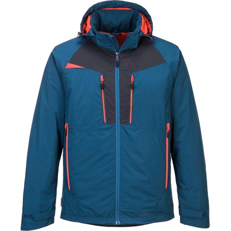Portwest gefütterte Winterjacke, wasserabweisend Blau XXL