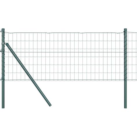 Maison Exclusive - Ground Fix Geschweißter Drahtzaun 25 x 0,8 m (