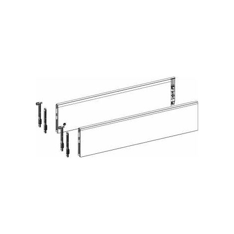 Hettich Schubkast.-Designelement,ArciTech,9122957,NL500mm,Stahl silb (1/4)