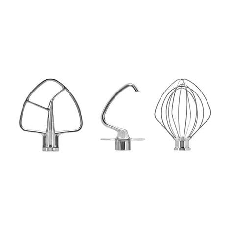 KitchenAid 5KSM5TH3PSS Rührelement Set (3 teilig) (1/4)