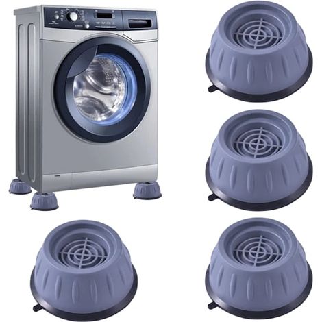 Pieds anti-vibrations pour lave-linge, patins pour lave-linge, sèche-linge, meubles et réfrigérateurs (1/5)