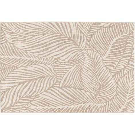 VIVARAISE - Tapis extérieur Vivaraise Lora - Tapis plat naturel 100% polypropylène 160 x 230 cm (1/4)
