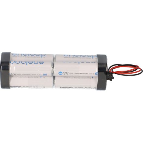 eneloop Akkupack 9,6V / 2000mAh - F2x2x2 passend für Graupner Zelle eneloop AA (1/5)