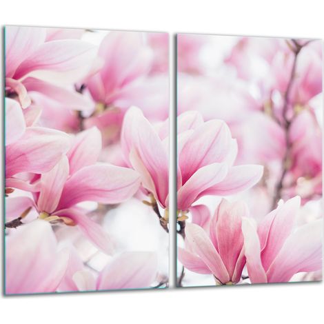 Tagliere in vetro 2x 30x52 fiori (1/5)
