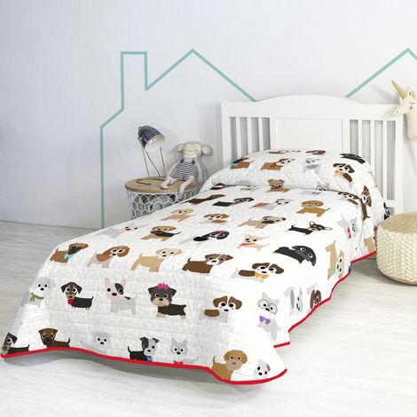 Dogs Colcha 180x260 cm (Cama 80/90/105) (1/5)