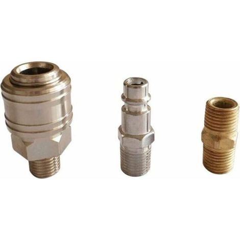 Regulateur De Pression - 180 Psi - 12 Bar - 3 Voies - Pour Compresseur D Air - 1 Unite (1/4)