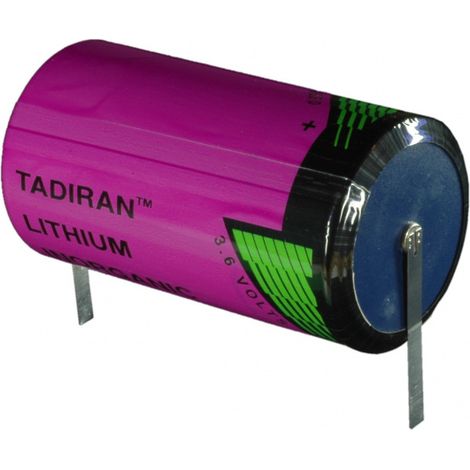 Pile Lithium 3.6V 19Ah D Tadiran + cosses (SL2780/T)