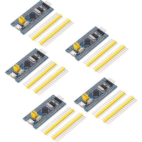 5 Stück STM32F103C8T6 Minimum System Development Board Micro USB 40 Pin Core Learning Modul