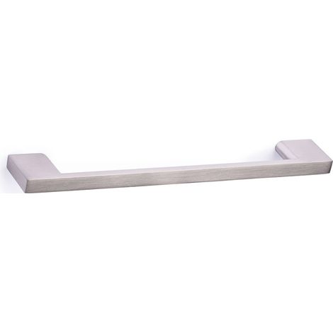 Asa de aluminio con acabado níquel satinado, dimensiones:191x9x27mm y entrepuntos:160mm - (1/5)