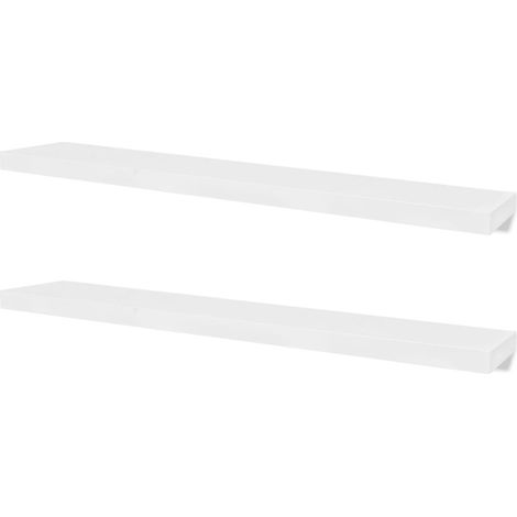 Estantería/armario de pared de MDF blanco para DVD/libros 2702112/2 (1/3)