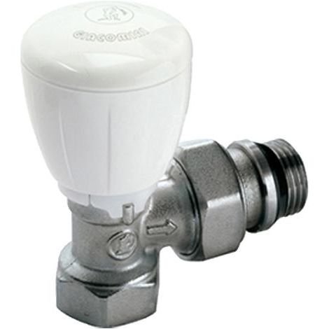 Giacomini Rubinetto termostatico cromato a gomito 3/4"
