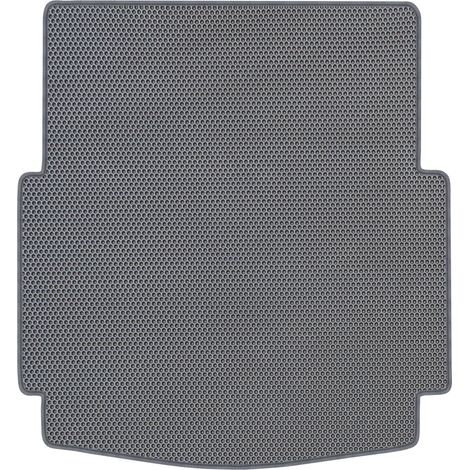 Alfombrilla de maletero de EVA para Audi A4 B8 Sedán (2008-2015), revestimiento tipo panal de abeja - GRIS (1/5)