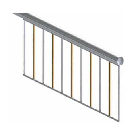 Siepe Rastrelliera In Alluminio Modulol. 200 Cm Barriere Automatiche Automatismi
