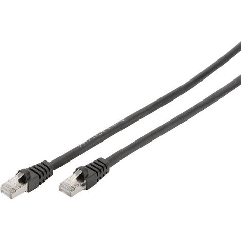 Digitus DB-160144-020-S RJ45 Câble réseau, câble patch CAT 6 S/FTP 2.00 m noir sans halogène, torsadé par paire 1 pc(s) S138571 (1/3)