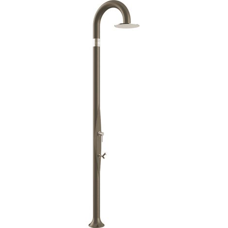 Douche traditionnelle en polyéthylène gris pierre – Arrivées eau chaude et froide – Recyclable et non toxique – Marquage CE – Arkema Design (1/3)