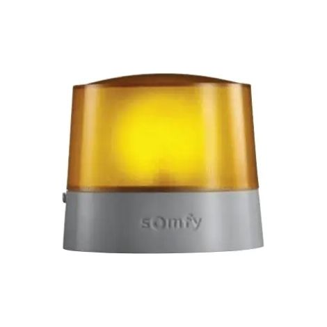 Somfy – 9026385 – Feu clignotant orange 24V Eco Pro – Indice de protection IP65 – Pour chantiers humides et espaces extérieurs